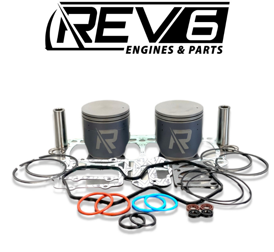2007-2013 Ski-Doo 800R P-TEK Top End Rebuild Kit With Upgraded Dual Ring Pistons