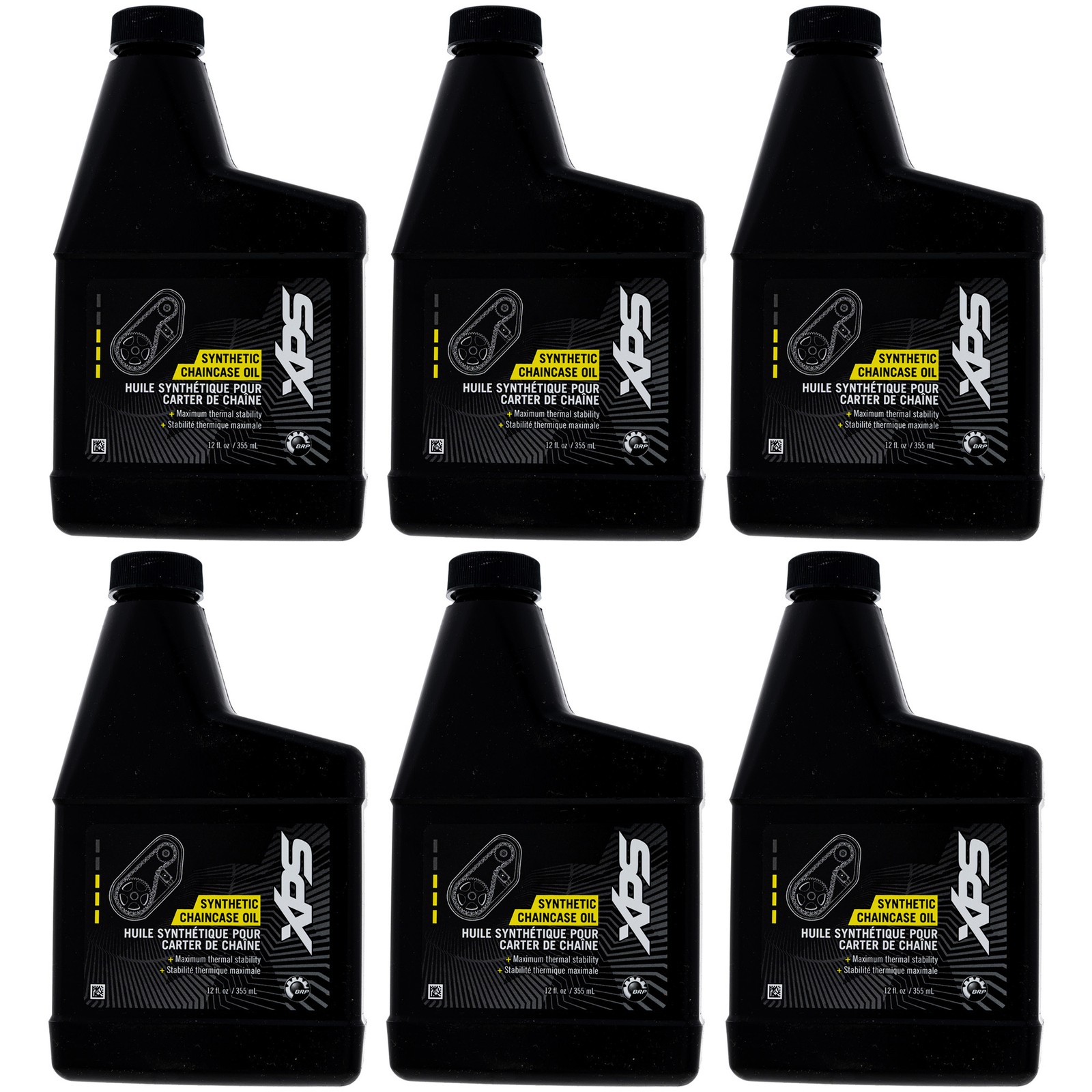 BRP 9779156 Can-Am XPS Synthetic Chaincase Oil 12oz Bottle Ski-Doo 6 Pack