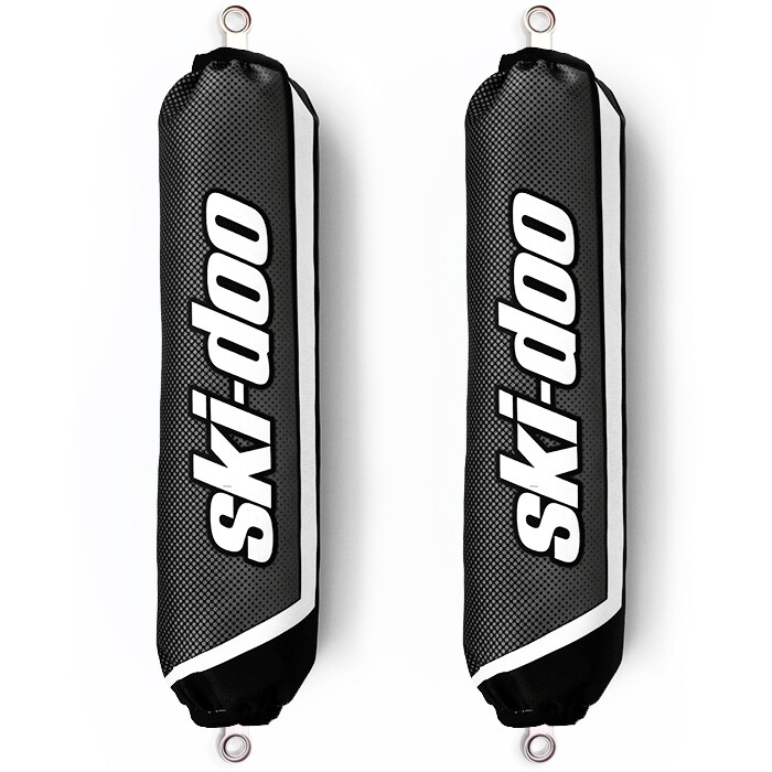 Ski-Doo BRP Black & Grey Shock Protector Covers Snowmobile (Set of 2) NEW