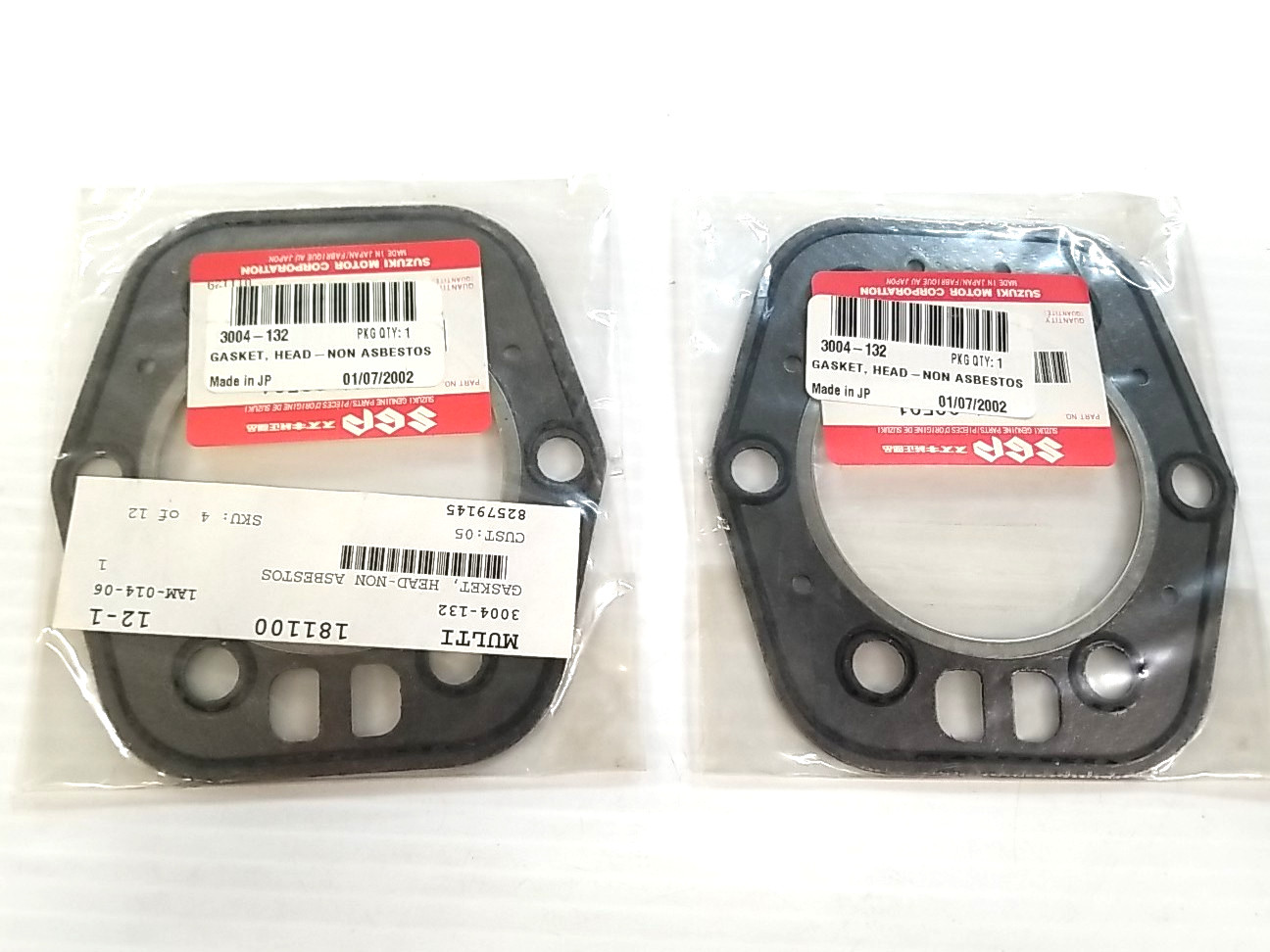 NOS OEM ARCTIC CAT 2  HEAD GASKETS  3004-132  ARTIC