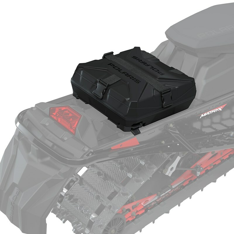 Polaris Snowmobile Low Adventure Tunnel Storage Bag Black 2884455 OEM