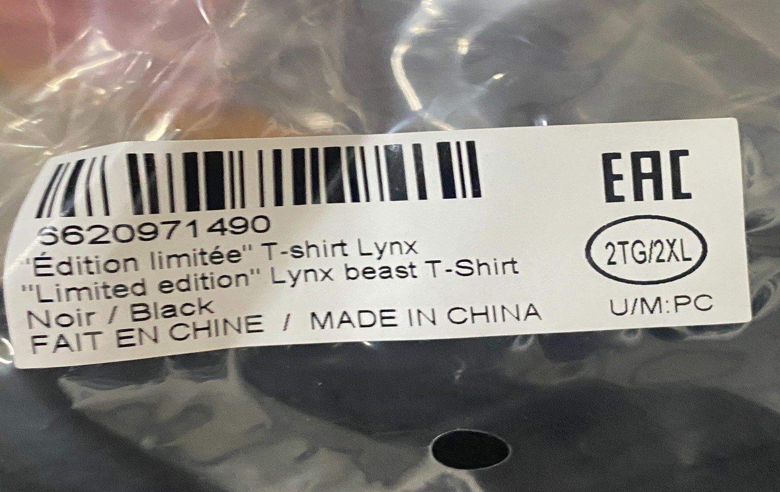 Genuine BRP 6620971490 – LIMIT.EDITION LYNX BEAST T-SHIRT MEN 2XL