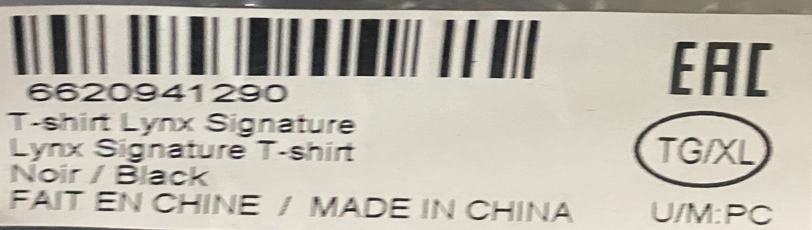 Genuine BRP 6620941290 – LYNX SIGNATURE T-SHIRT MEN XL