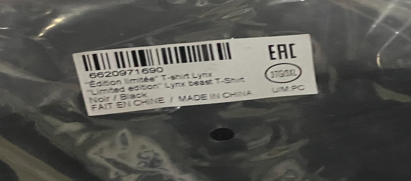 Genuine BRP 6620971690 – LIMIT.EDITION LYNX BEAST T-SHIRT MEN 3XL