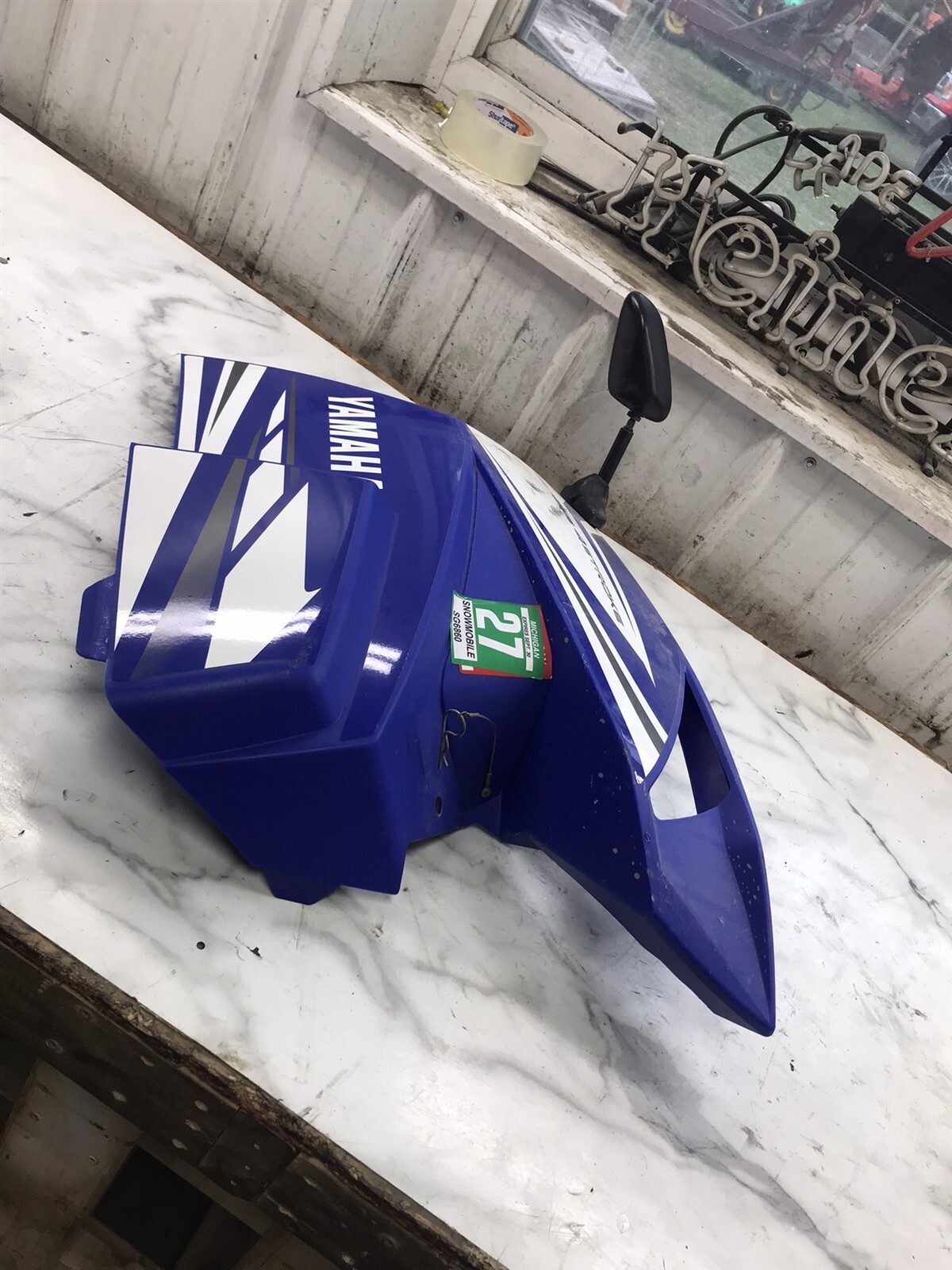 15 Yamaha SR Viper Snowmobile right side cover plastic body panel