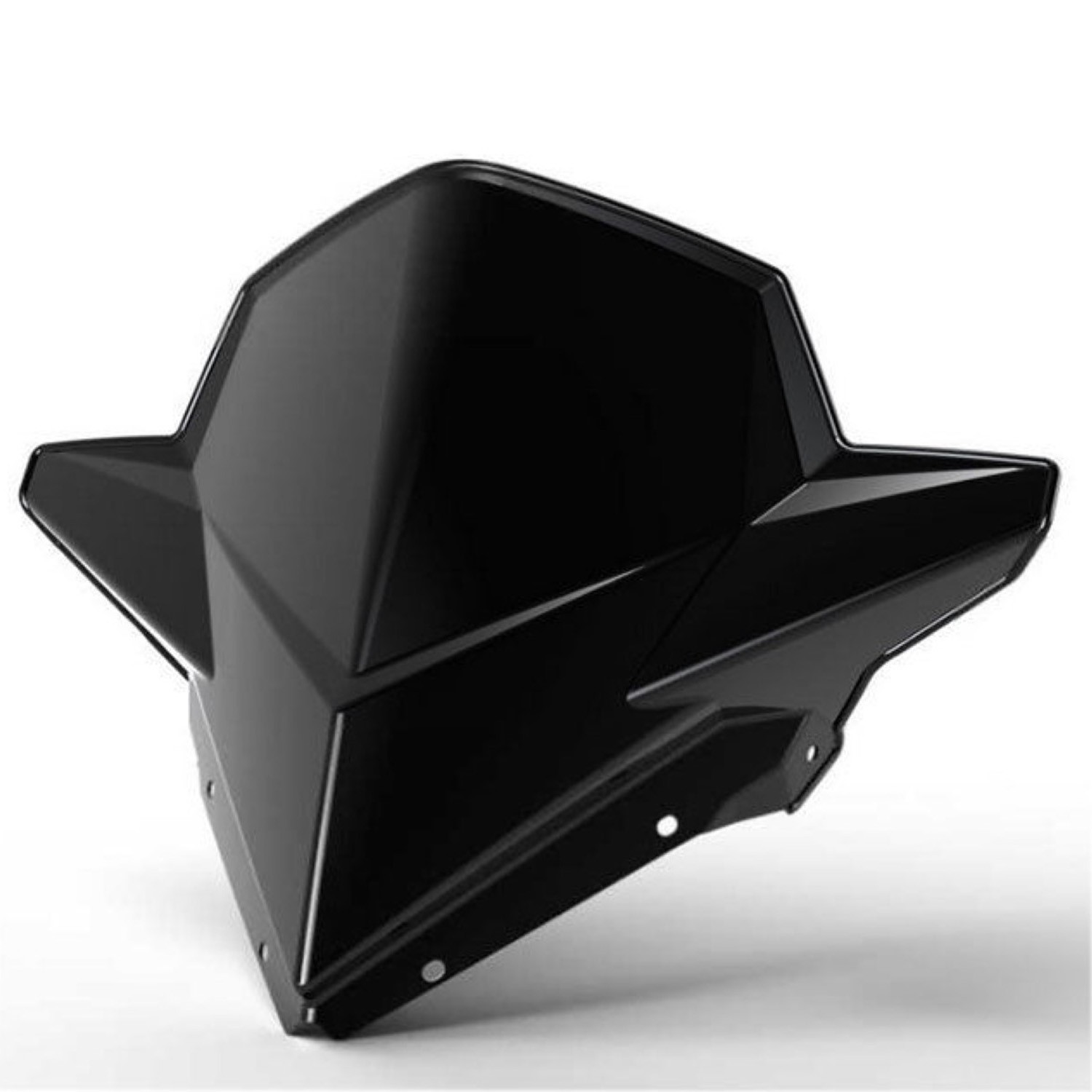 Polaris Snowmobile New OEM Flatland Mid Windshield, Black, 2880390