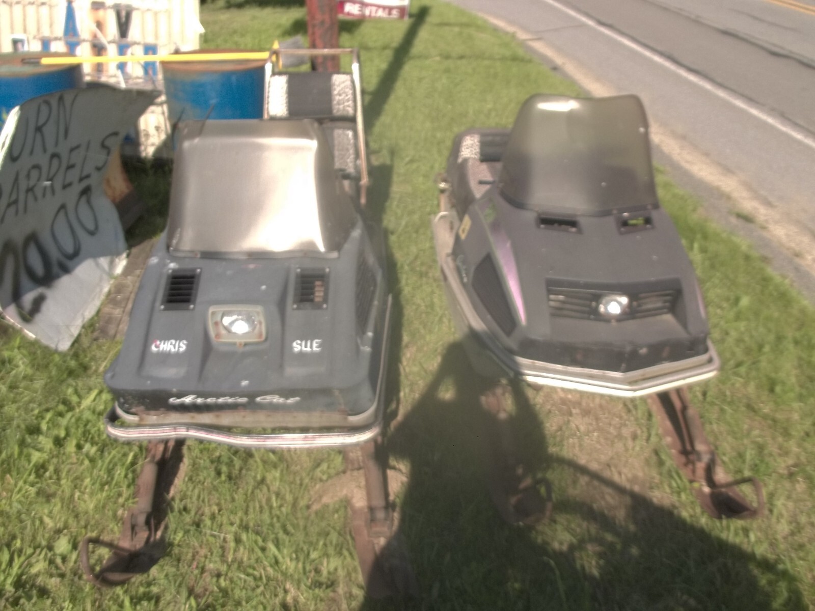 Used Artic Cat 1972 Panther 440 and 1973 Cheetah 340…Electric Starts