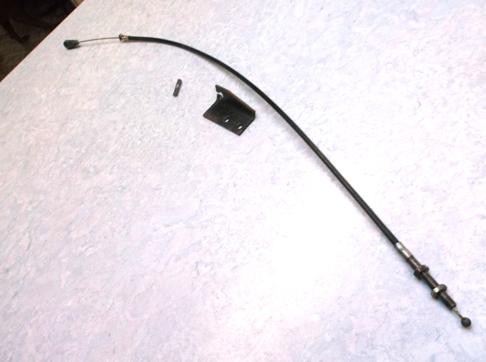 Polaris Snowmobile Reverse Cable 7080489, with Dowel Pin & Mounting Bracket