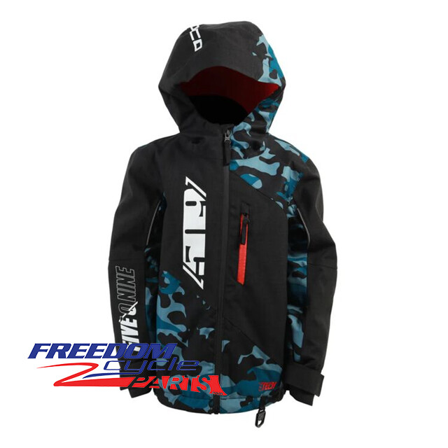 NEW 509 YOUTH ROCCO WINTER SNOW SNOWMOBILE JACKET – Sharkskin Camo –