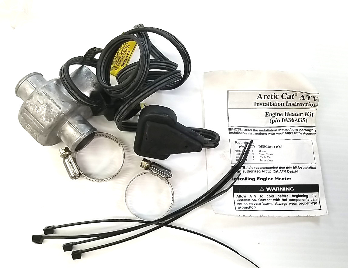 NOS OEM ARCTIC CAT ATV ENGINE HEATER KIT 0436-035 (2436-663) ARTIC