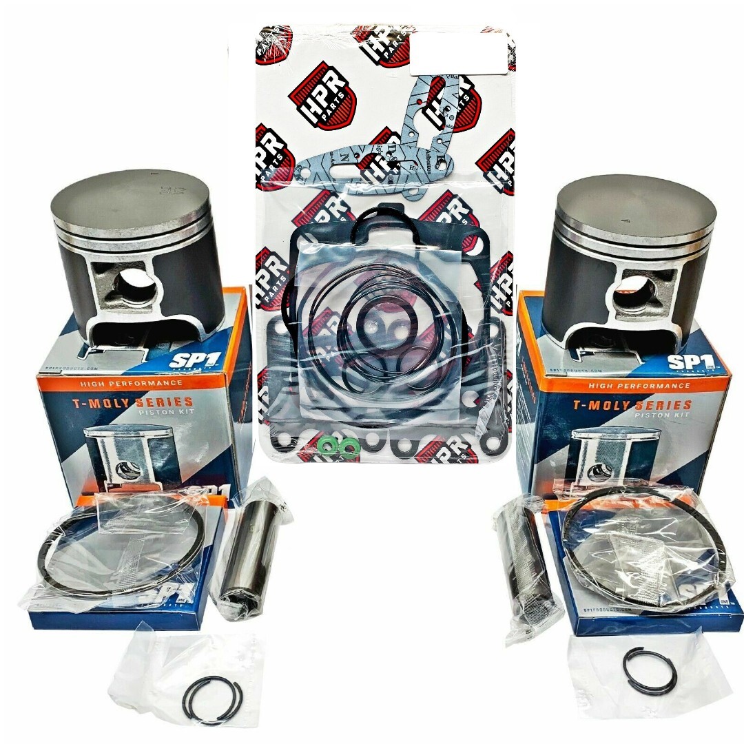 81mm STD SP1 Pistons Top End Gaskets 2009-2010 Polaris 700 RMK Snowmobile