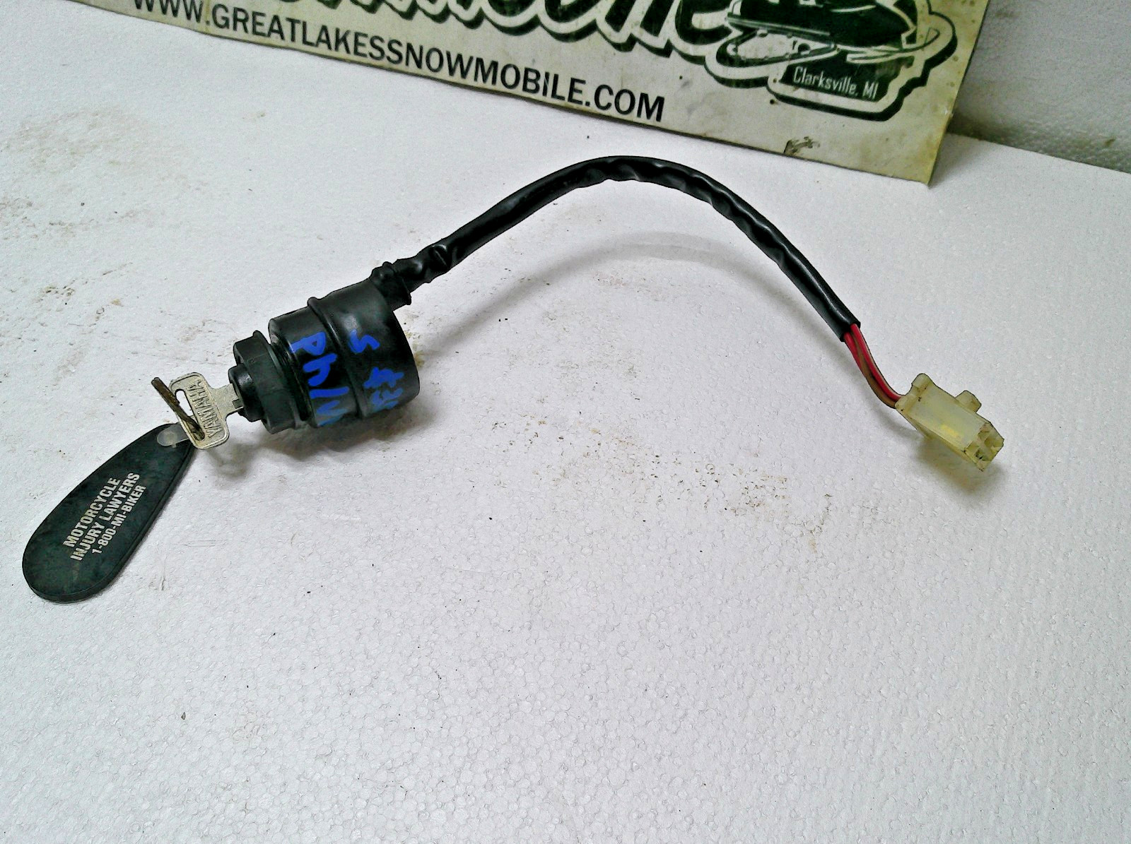Yamaha Vmax 500 600 Snowmobile Ignition Key Switch Exciter Phazer Deluxe II 2