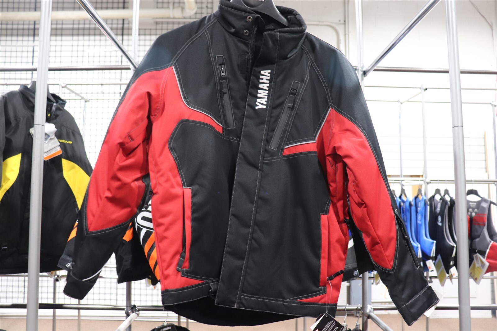 Yamaha Adventure Winter Snowmobile Jacket Red SMB-15JAD-RD-SM (Size SM)