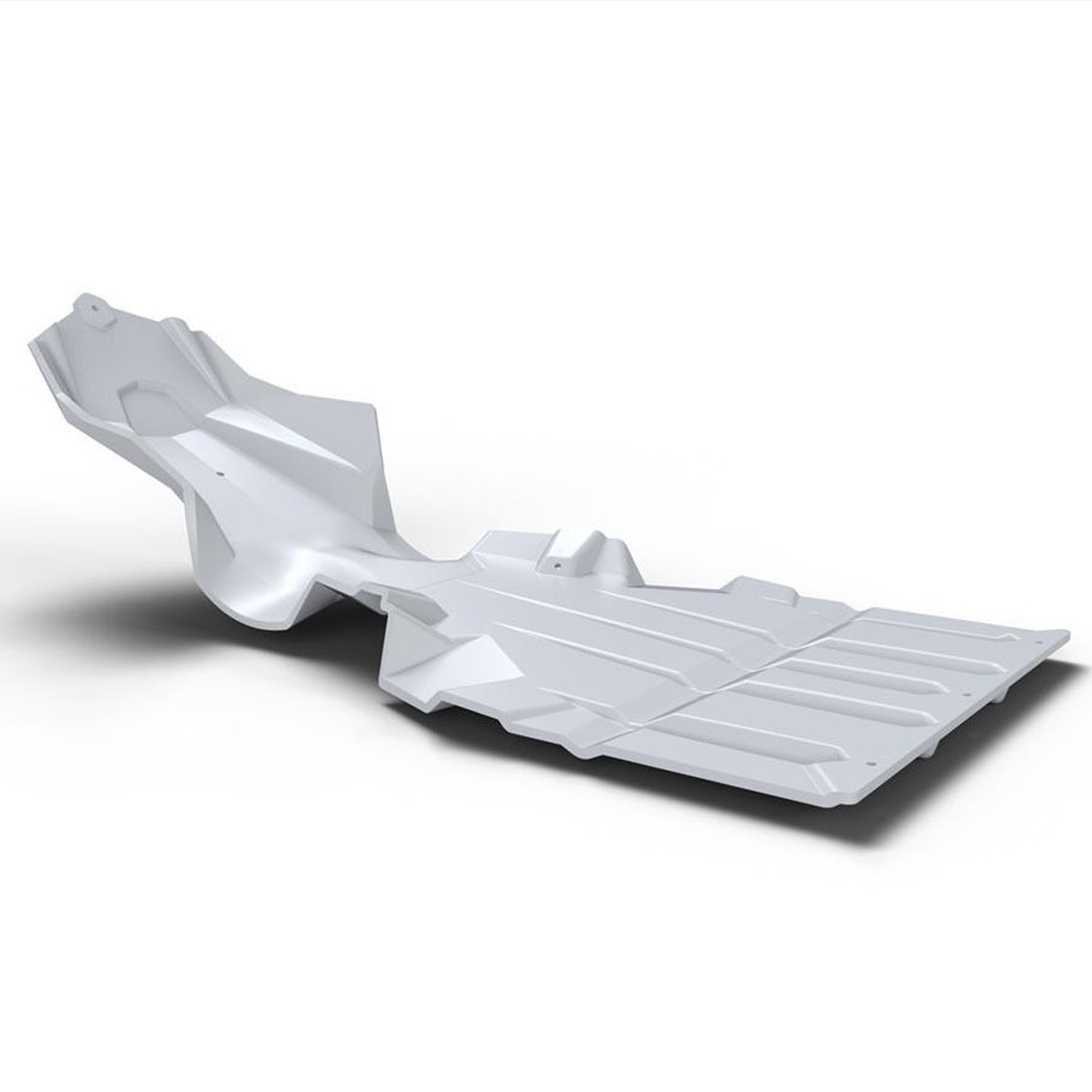 Polaris Snowmobile New OEM Axys Ultimate Skid Plate, White, 2880383-133