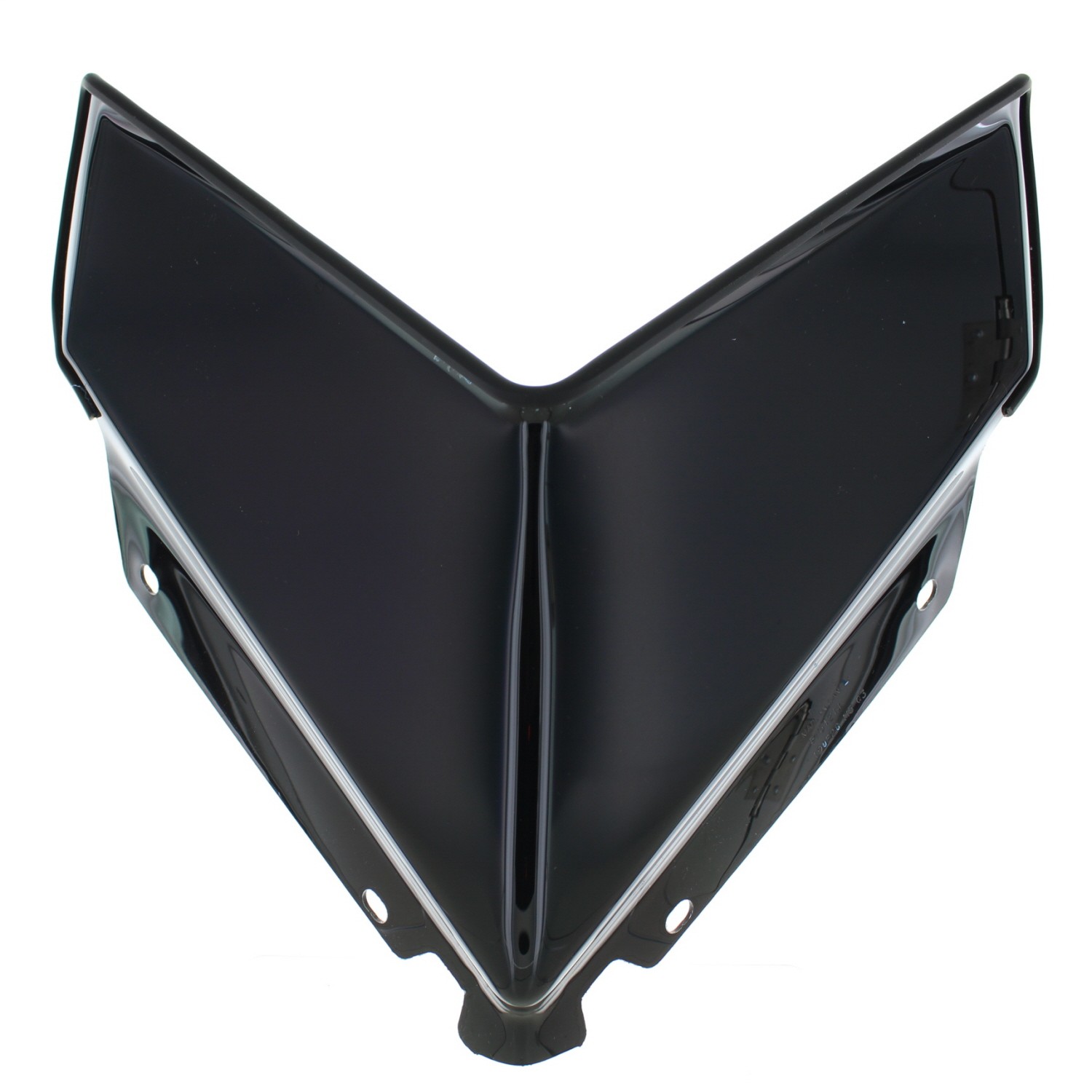Polaris Snowmobile OEM Low Windshield, Glossy Black, 5451214
