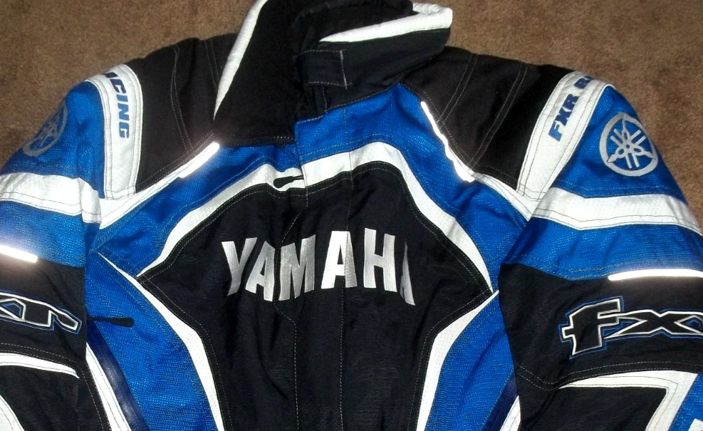 YAMAHA FXR RACING SNOWMOBILE JACKET W/ LINER SIZE MENS XL WINTER SPORTS CLOTHING