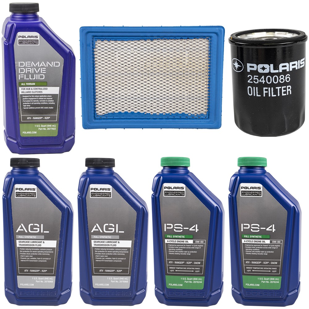 Polaris Fluid Oil Change Kit with Air Filter 2017 RZR 570 PS-4