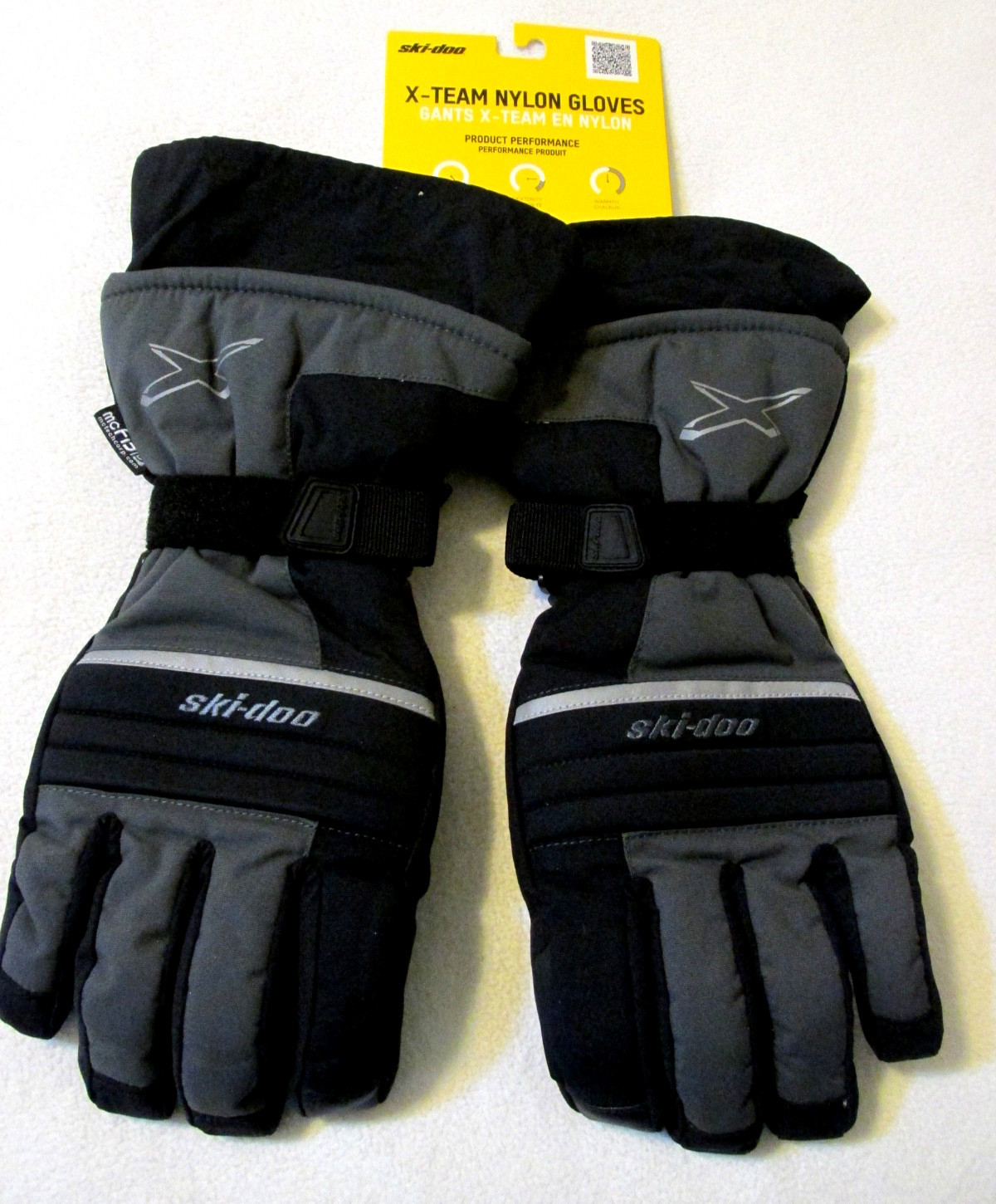 NWT Men’s Ski-Doo X-Team Nylon Gloves Terrain Snowmobile  sz XL