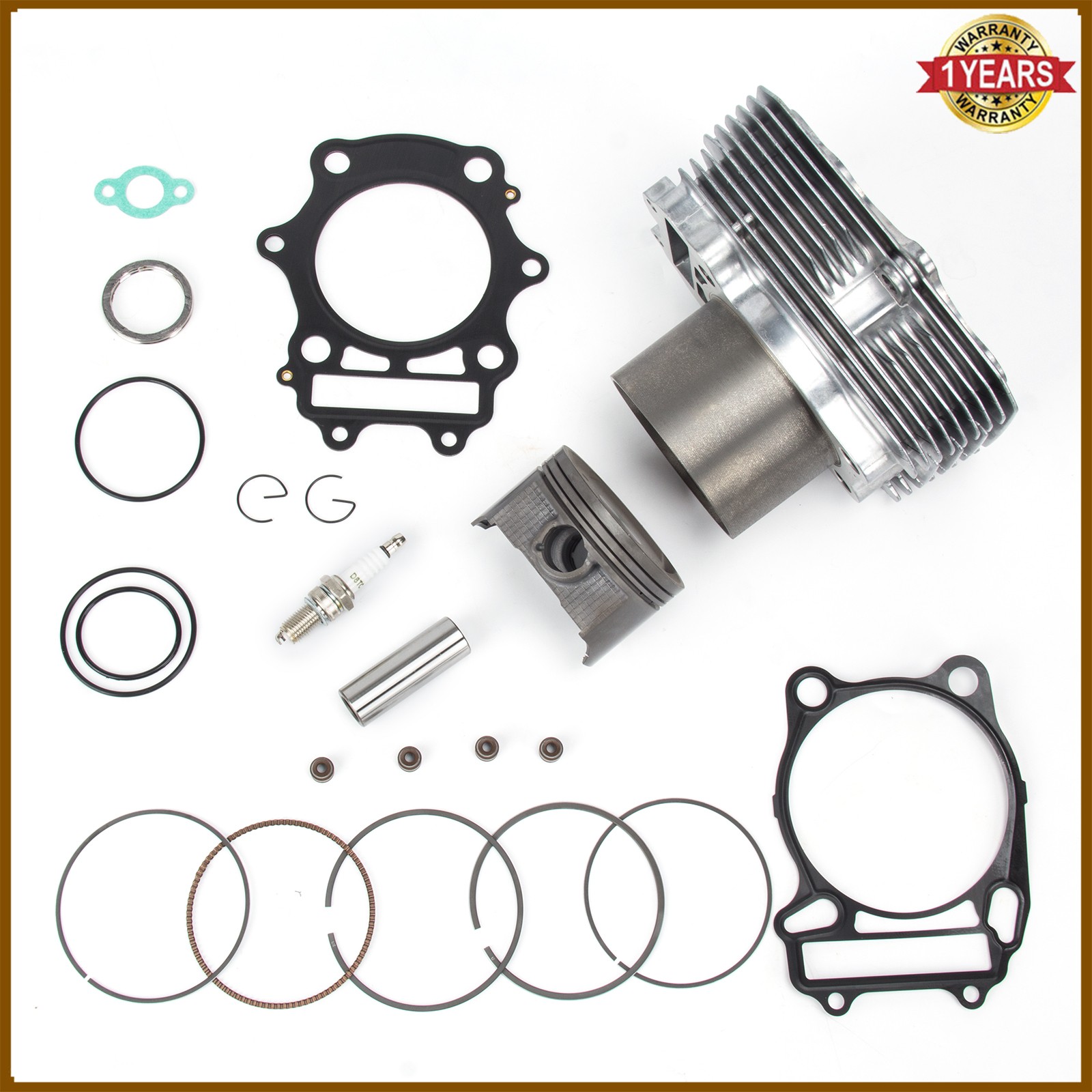 For 2004-08 Artic cat 400 Manual Automatic Cylinder Piston Top End Rebuild Kit