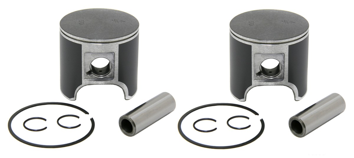 2 SPI Standard Bore Piston Kits for Ski-Doo 1999-2020 600 non-HO & 500SS 76mm