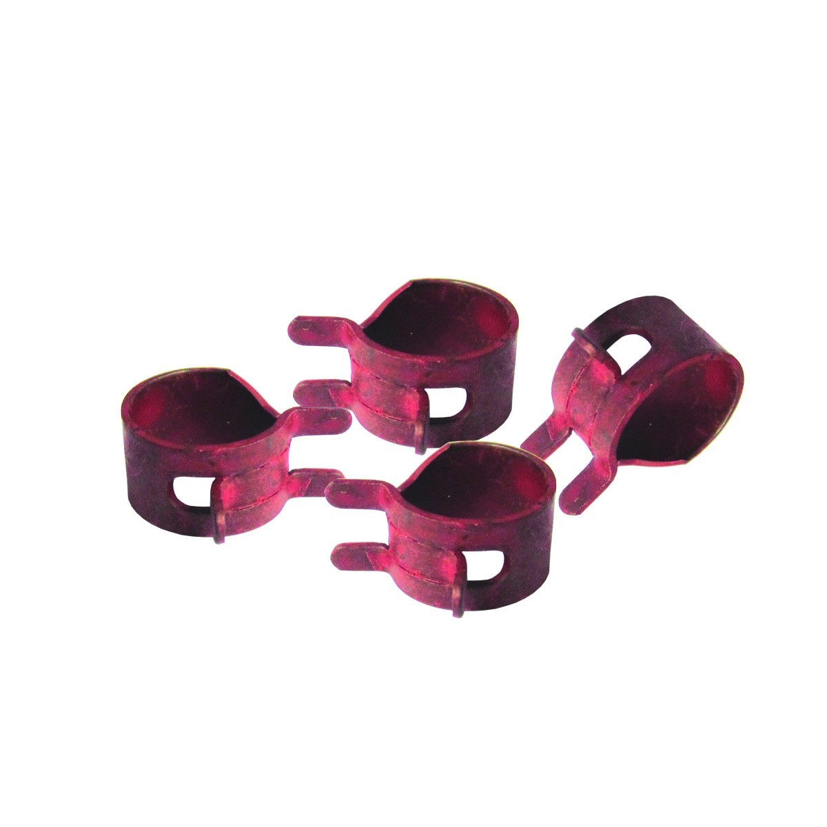 Polaris ATV Snowmobile Red Hose Clamps (SET OF 4) 7080003
