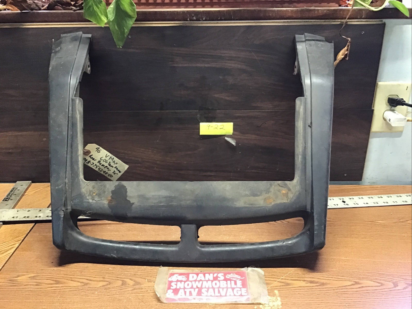 Bumper Rear # 89A-77542-00-00 Yamaha 1996  V Max 500 Snowmobile