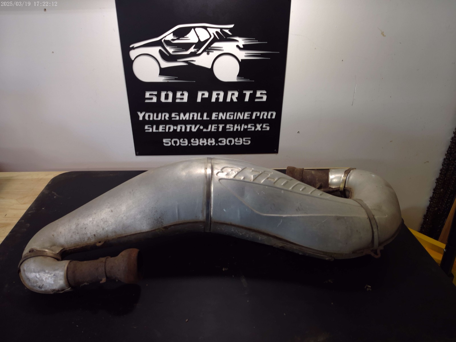 2000 Ski Doo 600 Summit MXZ Stock Exhaust Pipe Expansion Chamber