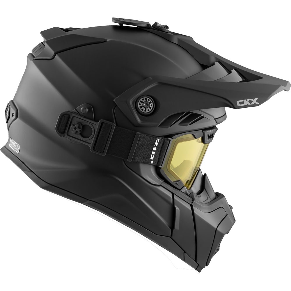 CKX Titan Air Flow Backcountry Snowmobile Helmet w/ 210 Goggles Matte Black