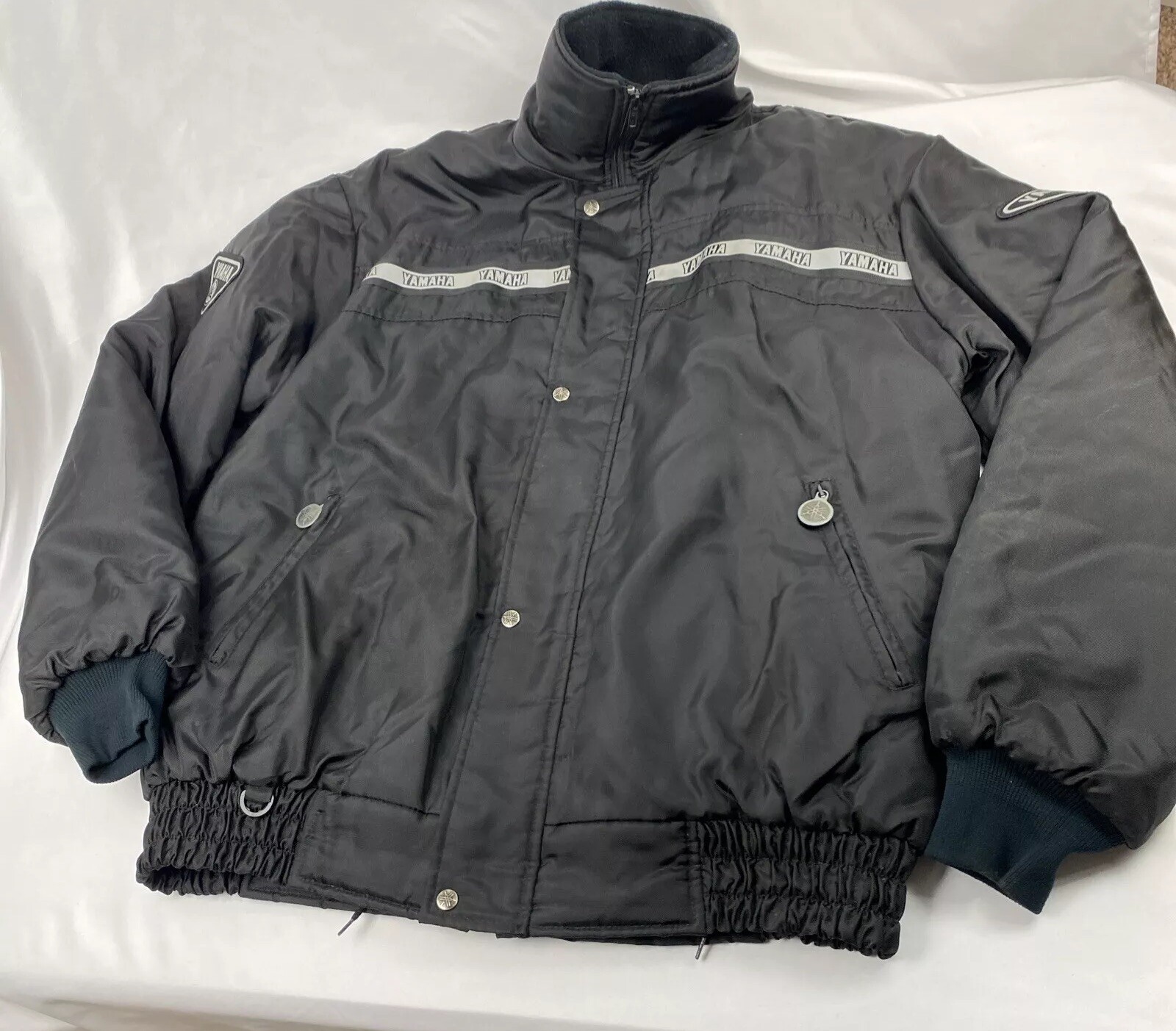 Yamaha Snowmobile Jacket Mens Xl Tall Insulated Black