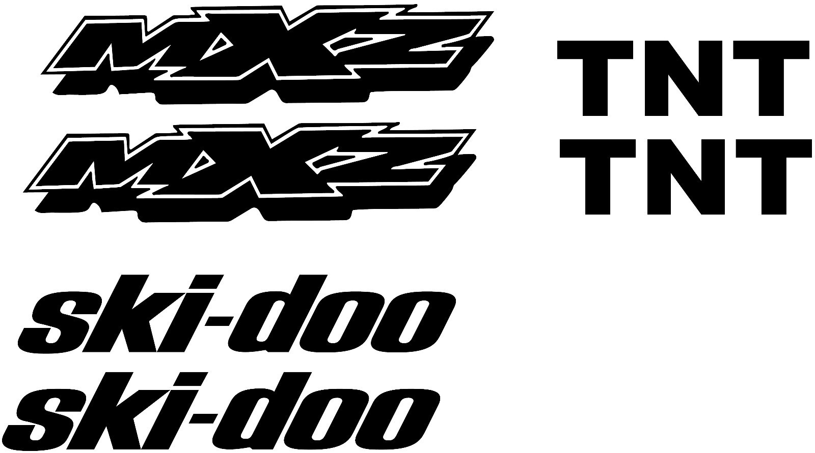 MXZ SKI-DOO TNT Decal Sticker