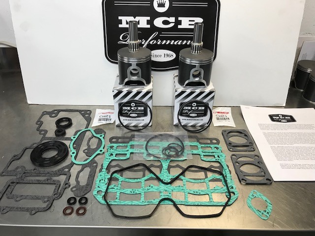 2009 Ski Doo 800R MXZ PTEK dual ring piston kit MCB Performance w / oiling holes