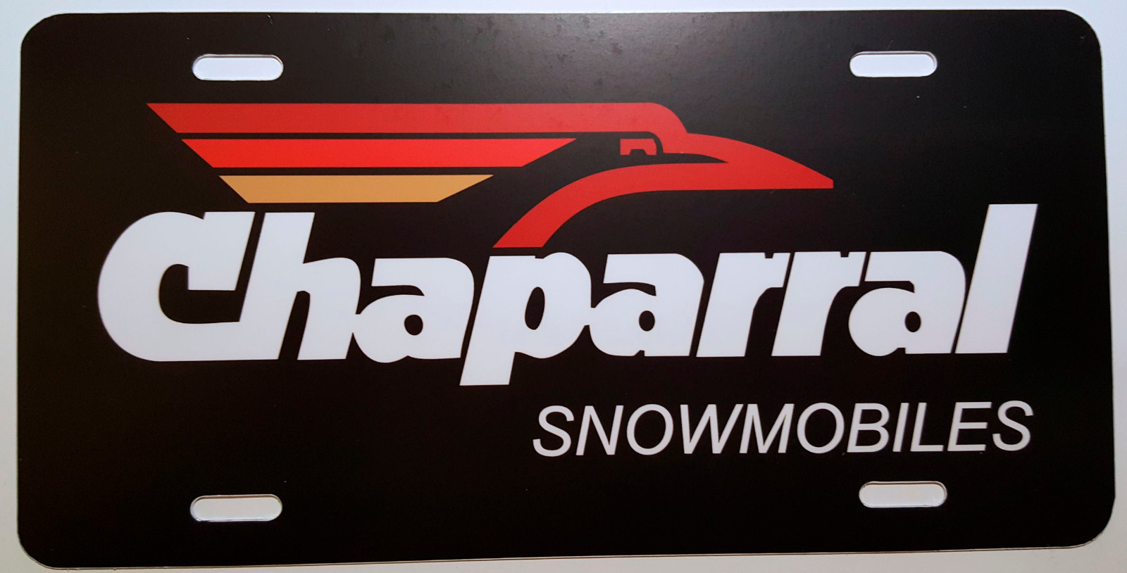 Vintage Chaparral Snowmobile Logo Novelty License Plate (102)