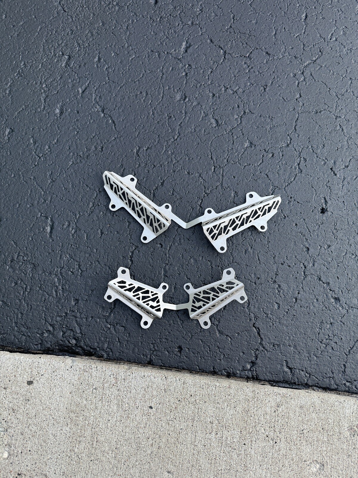 Polaris Snowmobile Matryx Grill Inserts 2884979 SILVER