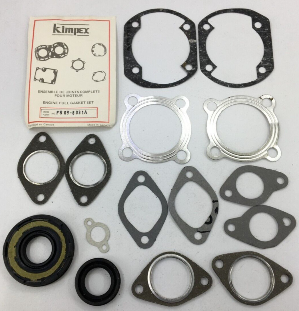 YAMAHA SNOWMOBILE FULL TOP END GASKET SET KIMPEX FS09-8031A FITS 71 SW 396 MODEL