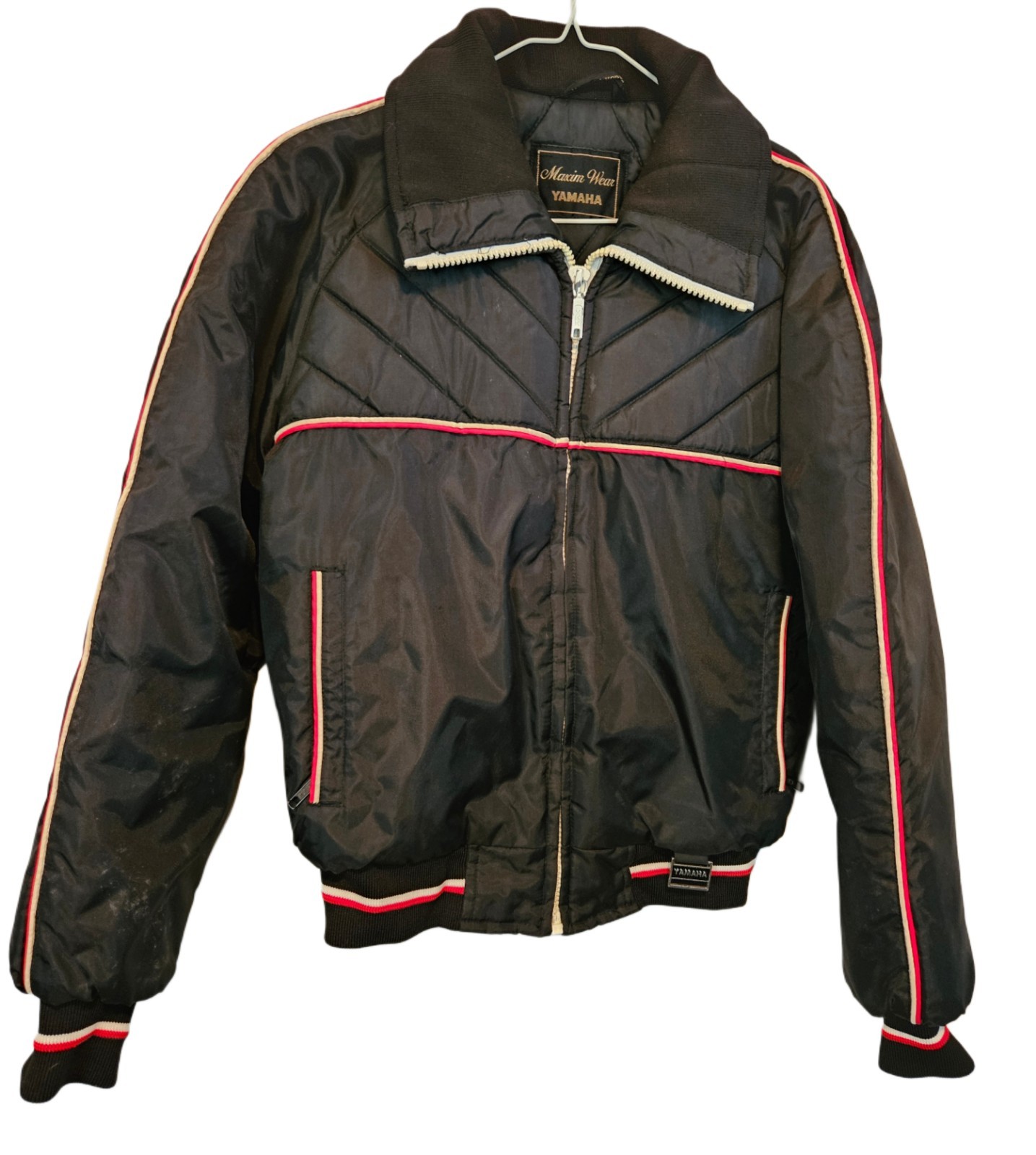 Vintage 70s/80s  ‘Yamaha’ (Maxim Wear) Snowmobile Jacket Black Insulated (S)