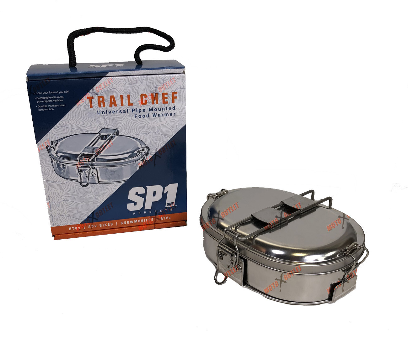 SNOWMOBILE MUFFPOT MUFF POT HOT DOGGER DOG FOOD WARMER EXHAUST COOKER