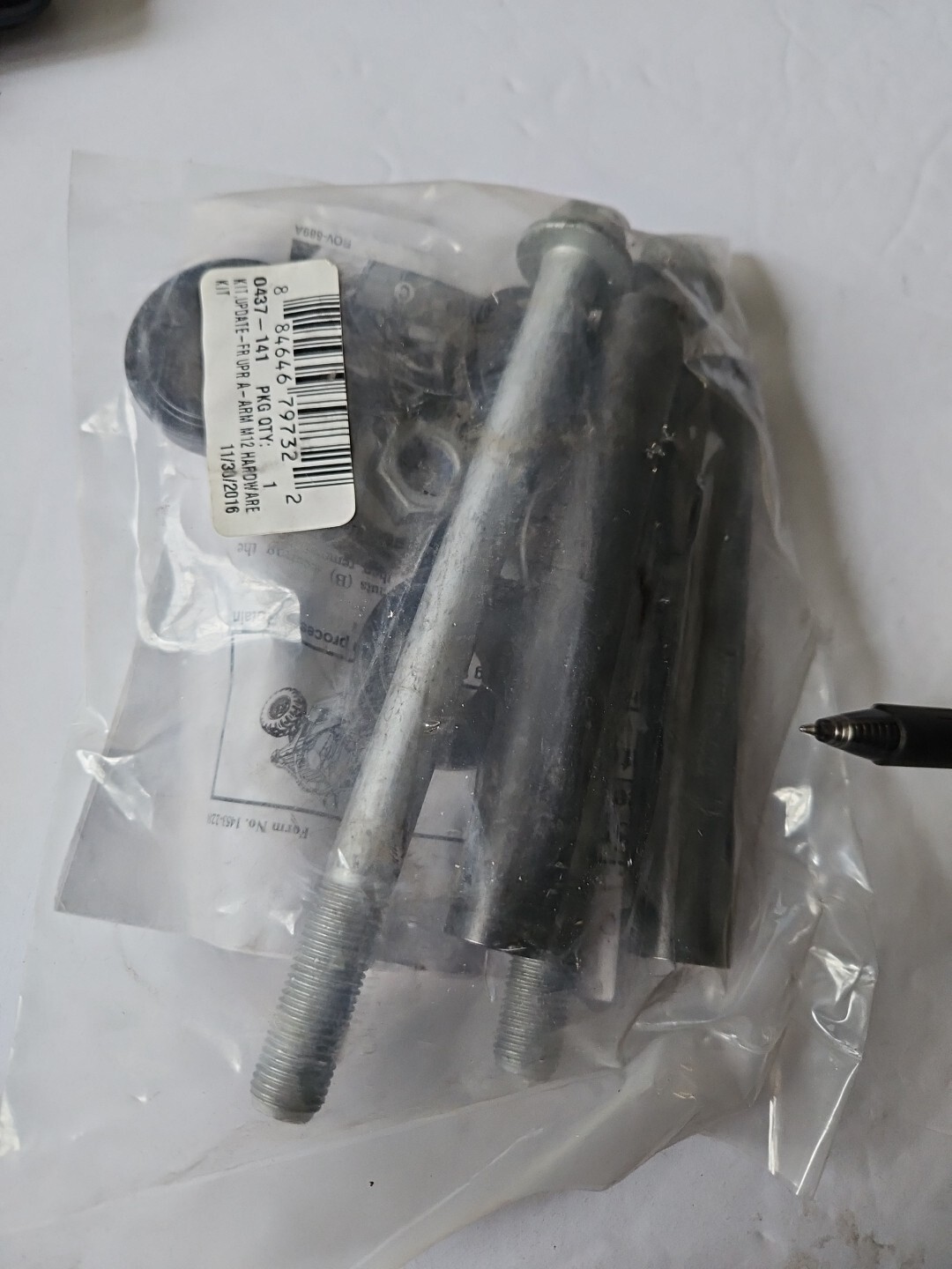Artic Cat Fr Upper A-arm M12 Hardware Update Kit 0437-141 NOS OEM AC38