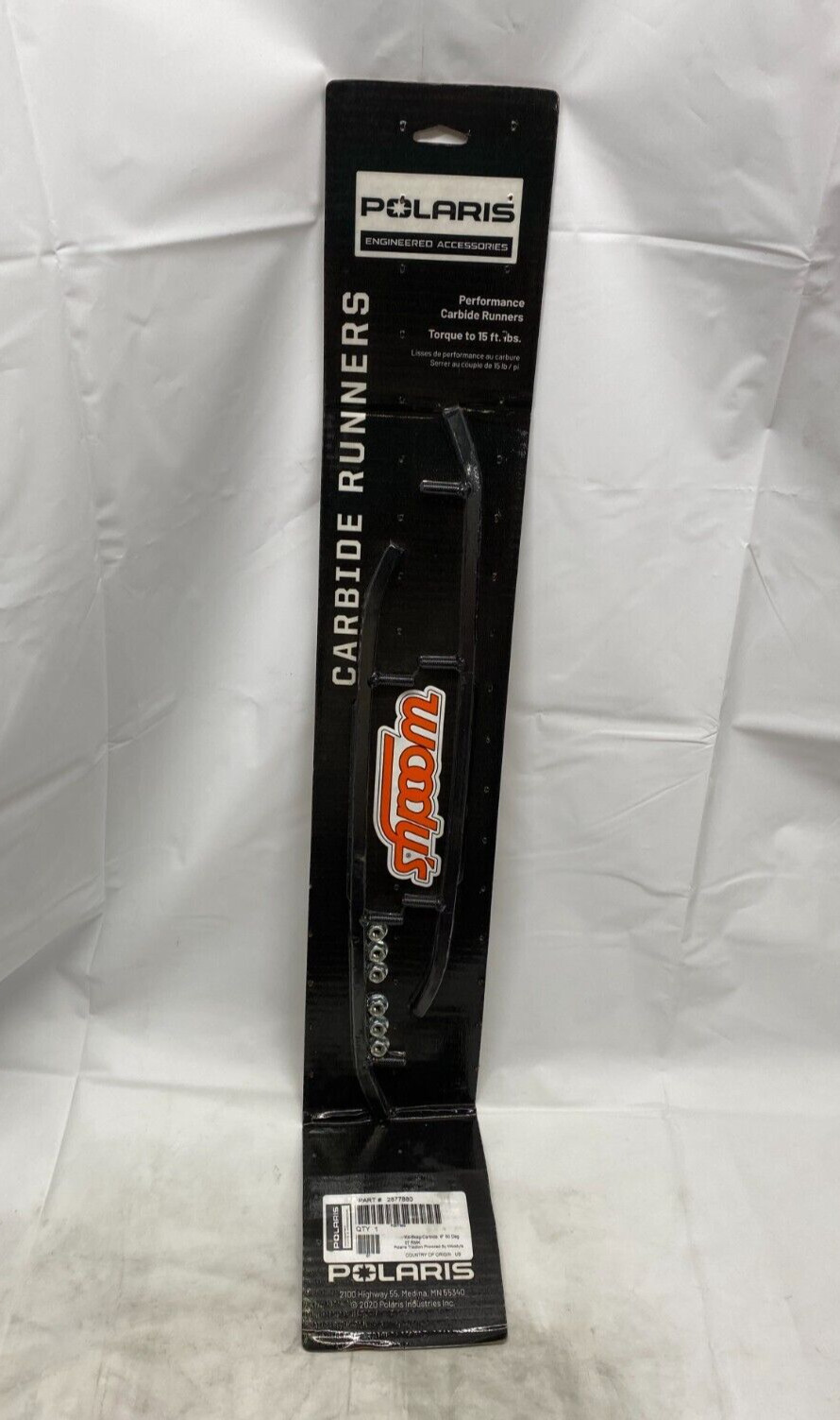 Polaris Snowmobile 60° 6 in. Carbide Runners 2877880