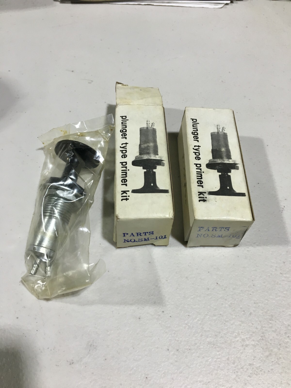 2 NOS Vintage Snowmobile Fuel Primers Polaris Arctic Cat Ski Doo Yamaha Rupp