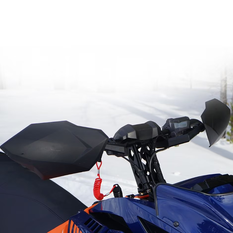 New Yamaha Snowmobile Handguards SMA8LYHG00BK