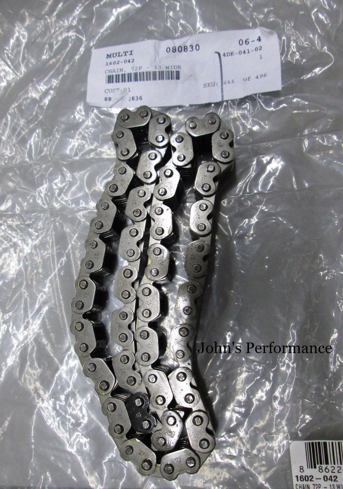 OEM Arctic Cat Snowmobile Chain 72P 13W  1602-042 READ LISTING
