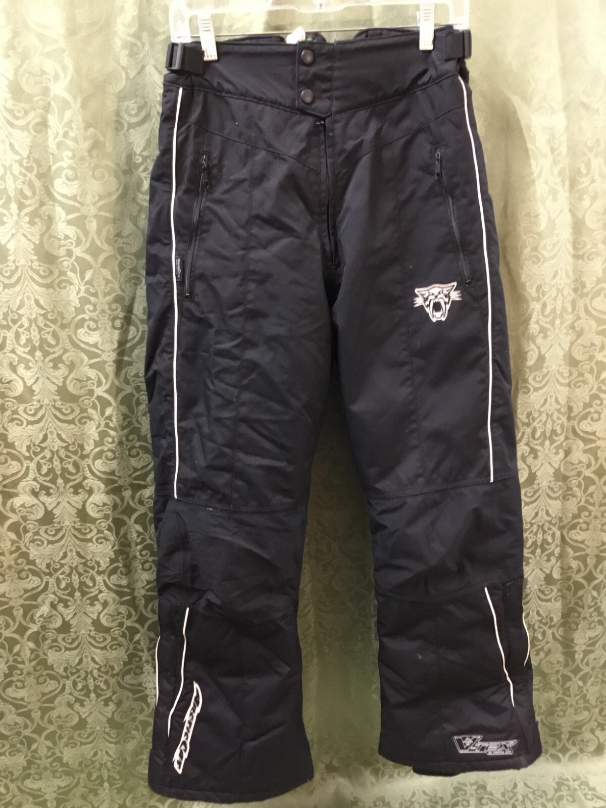 Artic Cat Med Arcticwear Snowmobile Pants black lined Insulated Snow Sports sled