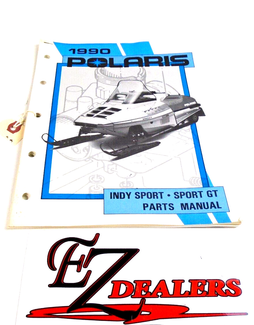1990 Polaris Snowmobile Parts Manual Polaris Indy Sport Sport GT OEM 9911682