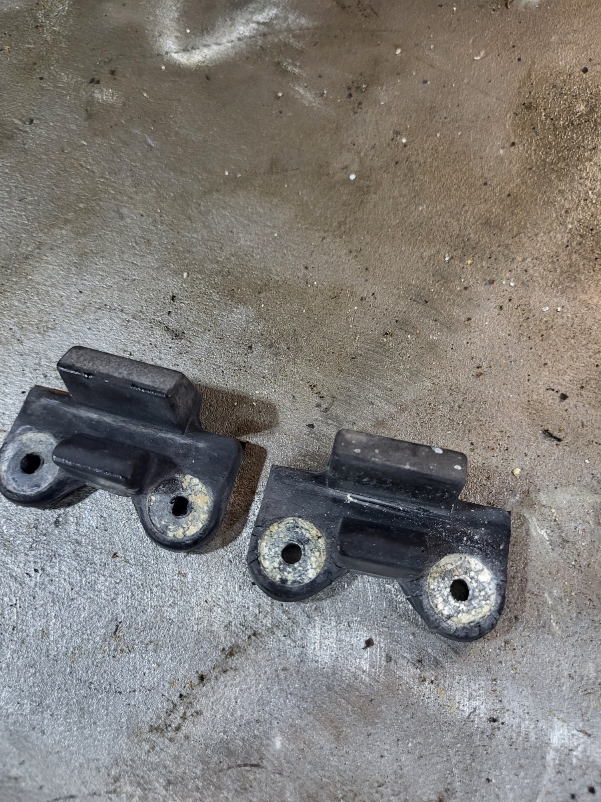 Vintage Yamaha Snowmobile SS440 Hood Guide Hold Down Bumpers