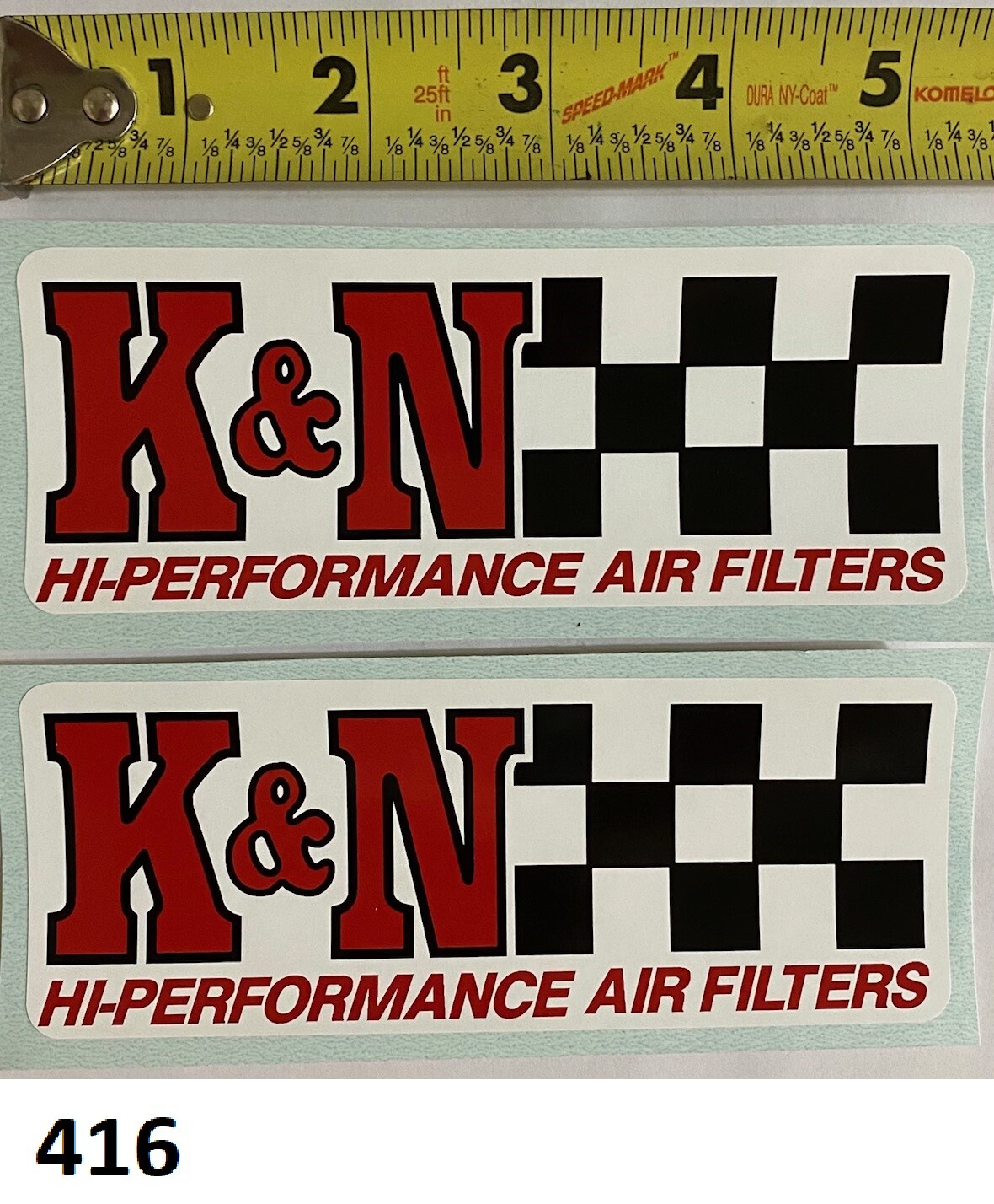 2! K&N sticker Snocross RACE Sled Polaris Yamaha Ski Doo Snowmobile Vintage