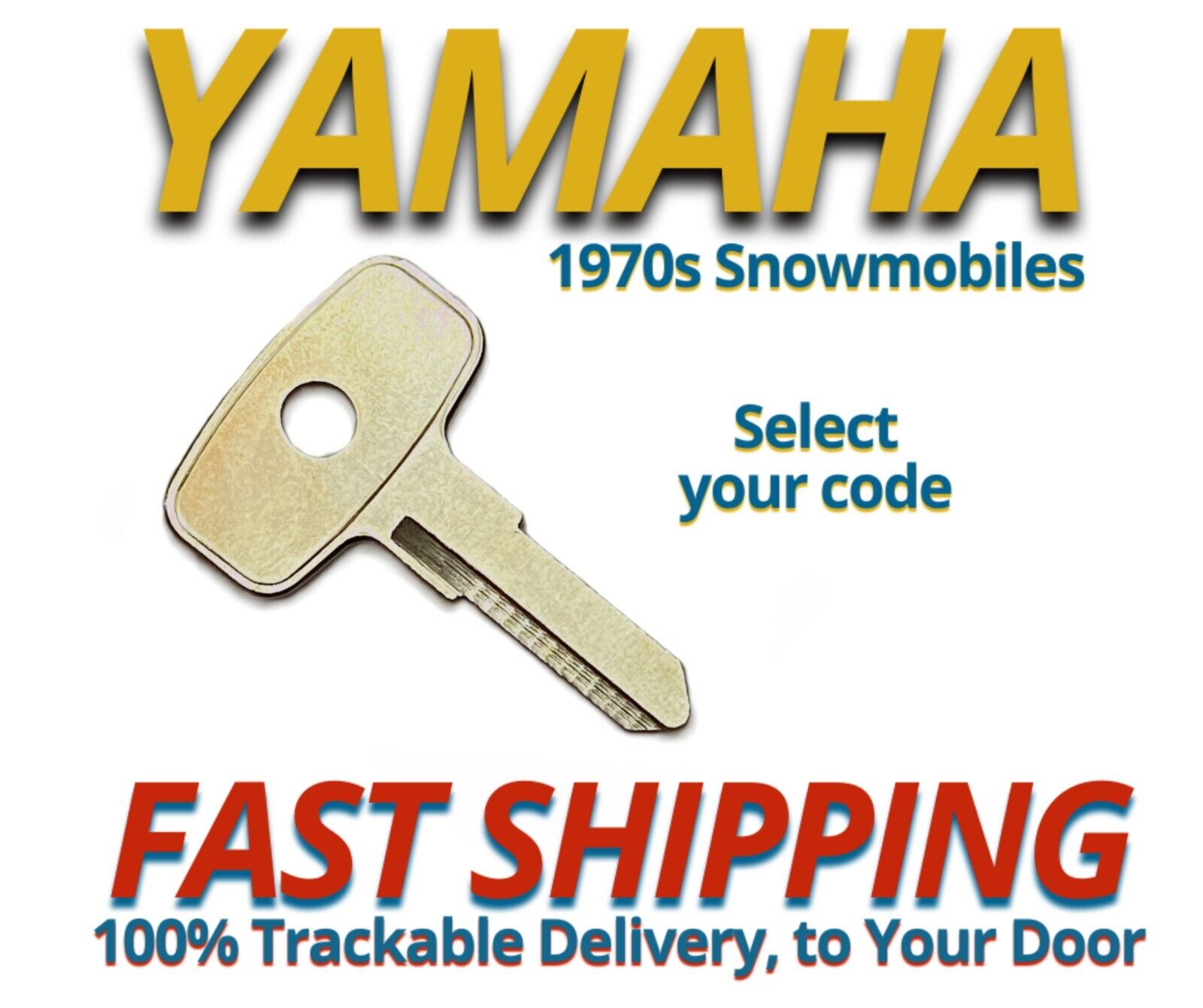Yamaha Snowmobile Keys Sled Replacement Key Cut to your Code Even Codes 614-626
