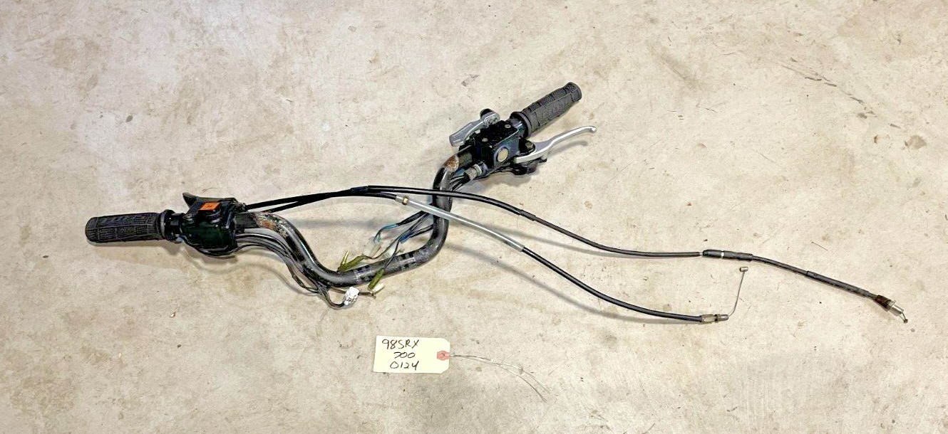 98 Yamaha Snowmobile SRX Handlebar Throttle Grips Brake Warmer Control Bar 700
