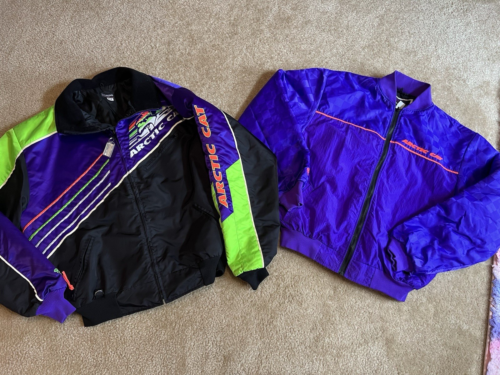 Vintage Articwear Artic Cat 2 In 1 Bomber Jacket XLT EXCELLENT