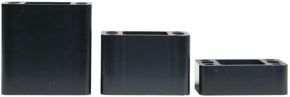 Yamaha Snowmobile Flat Style Block Risers,  2 Inch Yamaha Handlebar Bar Risers