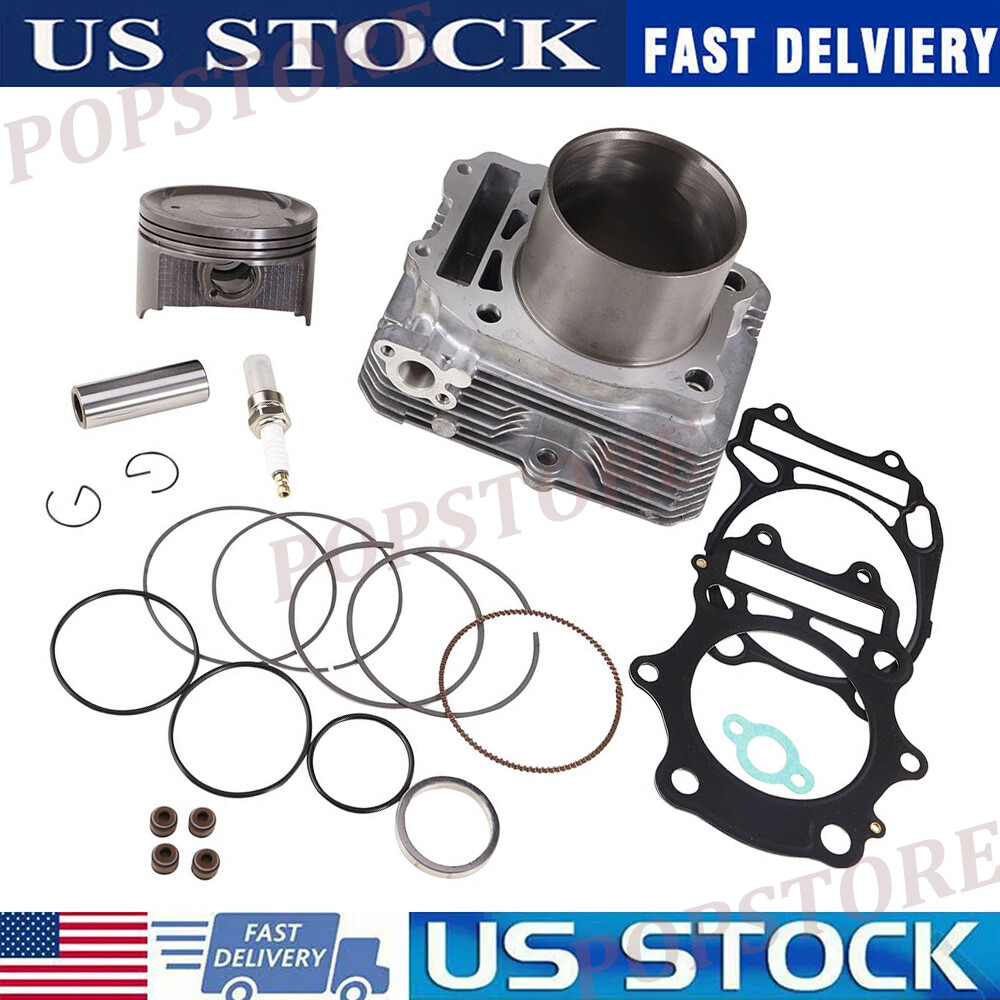W/ Pistons Ring Cylinder Jug Top End Rebuild Kit For Artic Cat 400 Automatic NEW